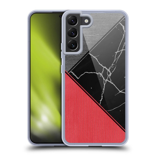 Alyn Spiller Marble Colour Block Soft Gel Case for Samsung Galaxy S22+ 5G & MagSafe