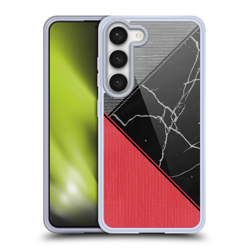 Alyn Spiller Marble Colour Block Soft Gel Case for Samsung Galaxy S23 5G & MagSafe