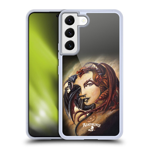 Alchemy Gothic Dragon Morgan Theomachia Soft Gel Case for Samsung Galaxy S22 5G & MagSafe
