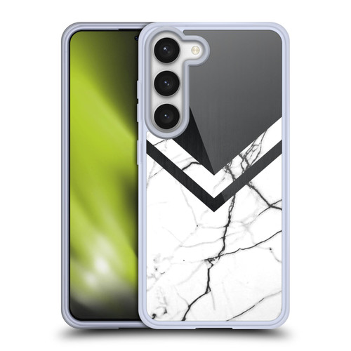 Alyn Spiller Marble Half Cut Soft Gel Case for Samsung Galaxy S23 5G & MagSafe