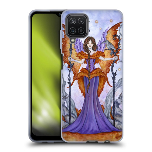 Amy Brown Elemental Series Raven Pixie Soft Gel Case for Samsung Galaxy A12 (2020)