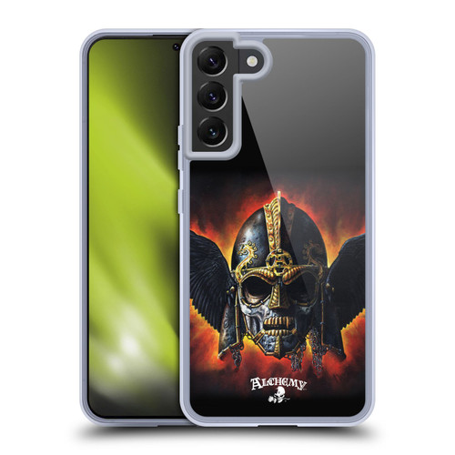 Alchemy Gothic Wing Ossa Raven Head Soft Gel Case for Samsung Galaxy S22+ 5G & MagSafe