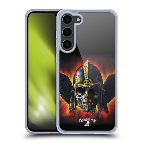 Alchemy Gothic Wing Ossa Raven Head Soft Gel Case for Samsung Galaxy S23+ 5G & MagSafe