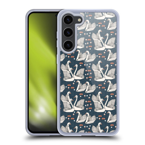 Andrea Lauren Design Birds Swans Soft Gel Case for Samsung Galaxy S23+ 5G & MagSafe