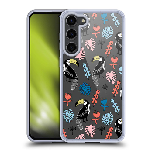 Andrea Lauren Design Birds Tropical Toucan Soft Gel Case for Samsung Galaxy S23+ 5G & MagSafe