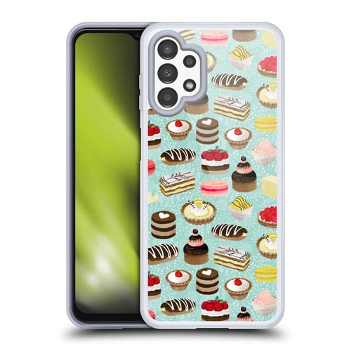 Andrea Lauren Design Food Pattern Desserts Soft Gel Case for Samsung Galaxy A13 (2022)