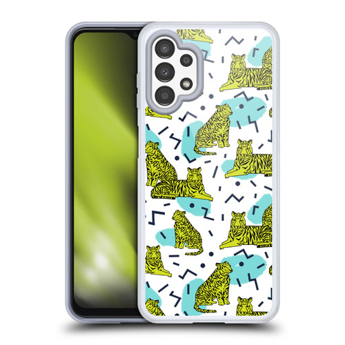 Andrea Lauren Design Animals Neon Tiger Soft Gel Case for Samsung Galaxy A13 (2022)