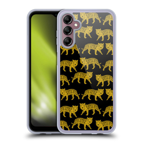 Andrea Lauren Design Animals Black Tiger Soft Gel Case for Samsung Galaxy A14 5G
