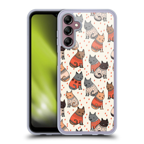 Andrea Lauren Design Animals Cozy Cats Soft Gel Case for Samsung Galaxy A14 5G