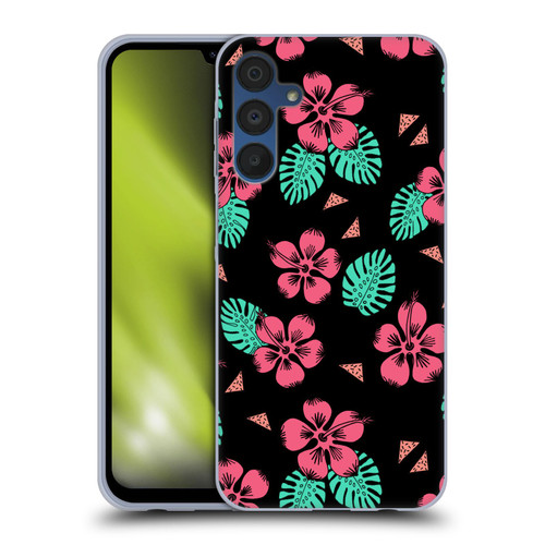 Andrea Lauren Design Lady Like Hibiscus Soft Gel Case for Samsung Galaxy A15 & MagSafe