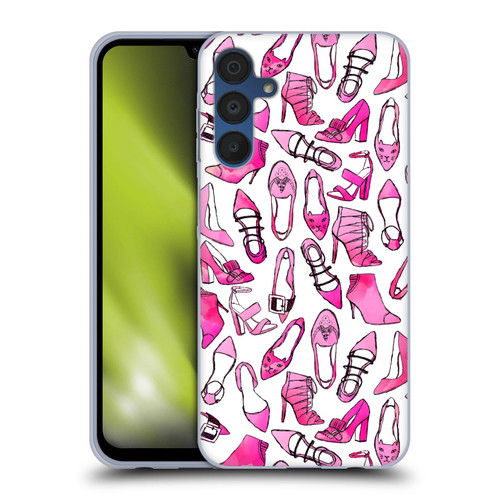 Andrea Lauren Design Lady Like Shoe Addict Soft Gel Case for Samsung Galaxy A15 & MagSafe