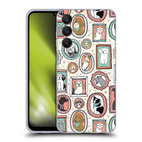 Andrea Lauren Design Animals Frame Dogs Soft Gel Case for Samsung Galaxy A25 5G
