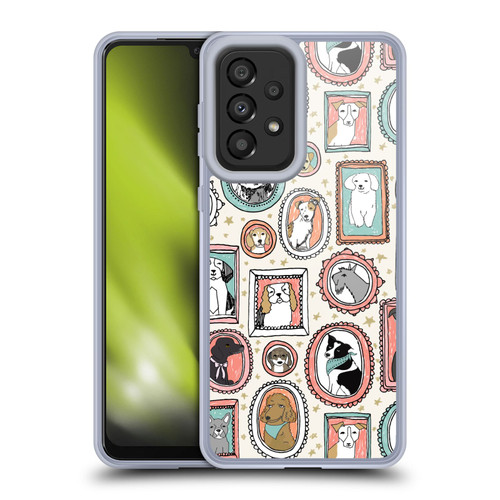 Andrea Lauren Design Animals Frame Dogs Soft Gel Case for Samsung Galaxy A33 5G (2022)