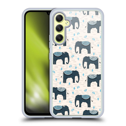Andrea Lauren Design Animals Elephant Soft Gel Case for Samsung Galaxy A34 5G