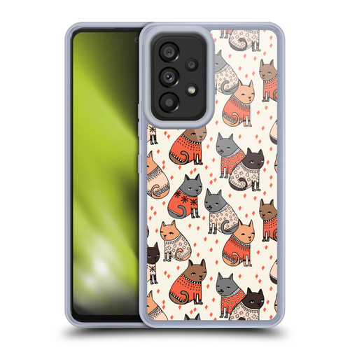 Andrea Lauren Design Animals Cozy Cats Soft Gel Case for Samsung Galaxy A53 5G (2022)