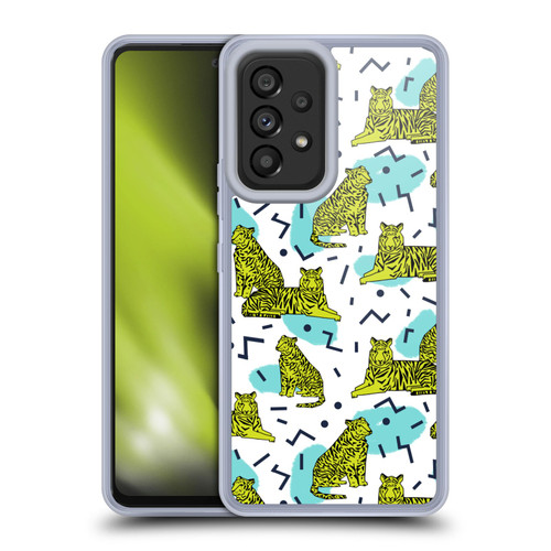 Andrea Lauren Design Animals Neon Tiger Soft Gel Case for Samsung Galaxy A53 5G (2022)