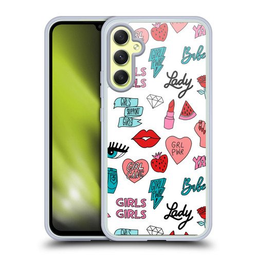 Andrea Lauren Design Lady Like Girl Power Soft Gel Case for Samsung Galaxy A34 5G