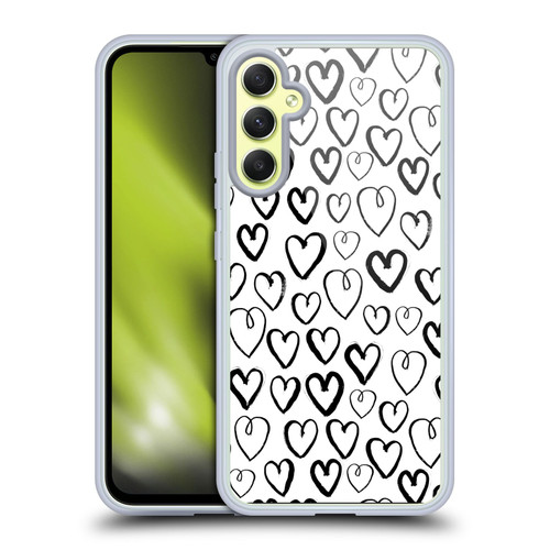 Andrea Lauren Design Lady Like Hearts Soft Gel Case for Samsung Galaxy A34 5G