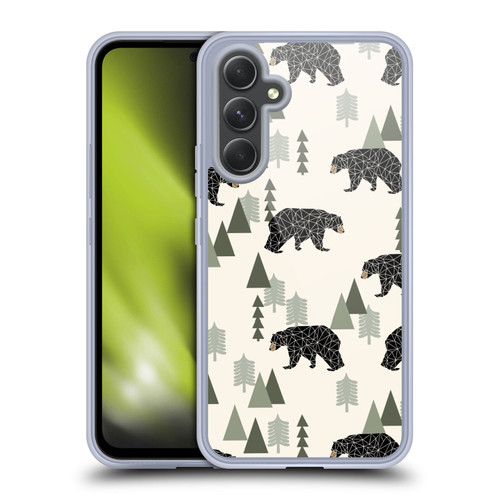 Andrea Lauren Design Animals Geometric Bears Soft Gel Case for Samsung Galaxy A54 5G