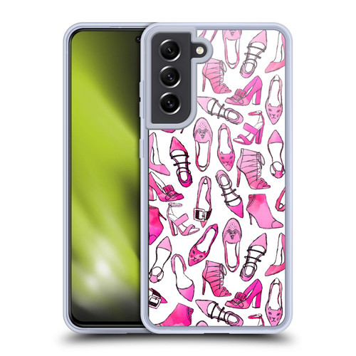 Andrea Lauren Design Lady Like Shoe Addict Soft Gel Case for Samsung Galaxy S21 FE 5G & MagSafe