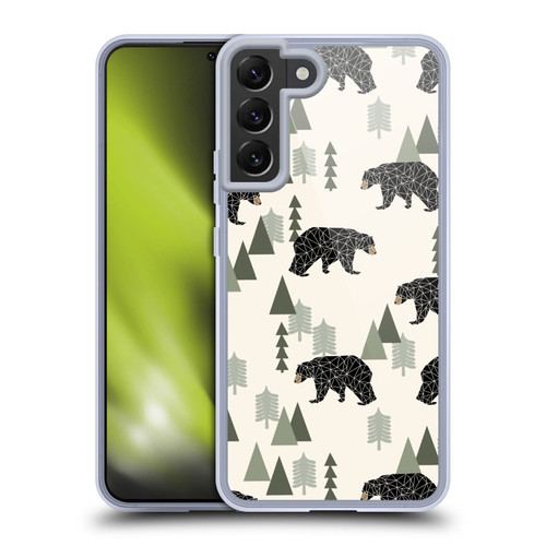 Andrea Lauren Design Animals Geometric Bears Soft Gel Case for Samsung Galaxy S22+ 5G & MagSafe
