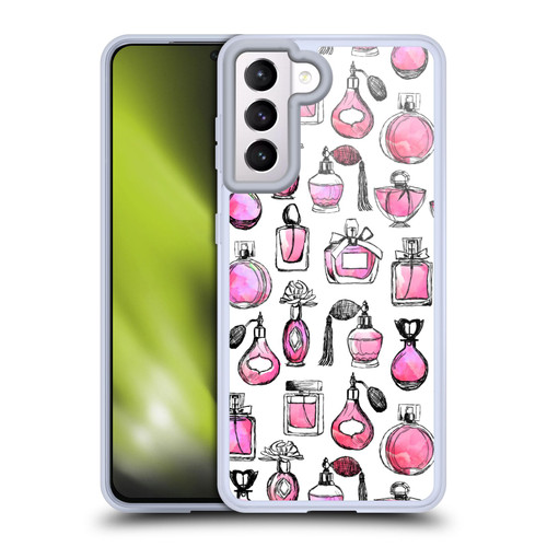 Andrea Lauren Design Lady Like Perfumes Soft Gel Case for Samsung Galaxy S21 5G & MagSafe