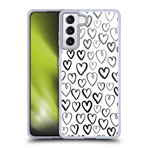 Andrea Lauren Design Lady Like Hearts Soft Gel Case for Samsung Galaxy S21+ 5G & MagSafe