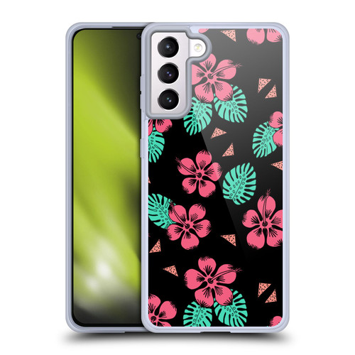Andrea Lauren Design Lady Like Hibiscus Soft Gel Case for Samsung Galaxy S21+ 5G & MagSafe