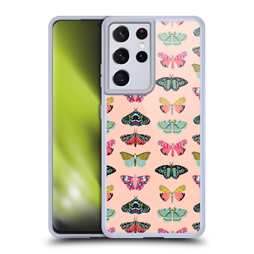 Andrea Lauren Design Lady Like Moths Soft Gel Case for Samsung Galaxy S21 Ultra 5G & MagSafe