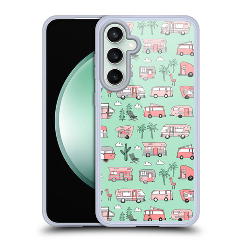Andrea Lauren Design Lady Like Car Soft Gel Case for Samsung Galaxy S23 FE 5G & MagSafe