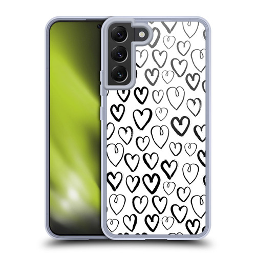 Andrea Lauren Design Lady Like Hearts Soft Gel Case for Samsung Galaxy S22+ 5G & MagSafe