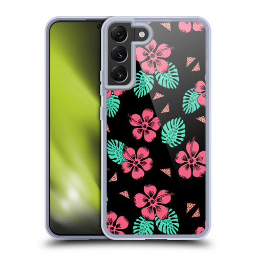 Andrea Lauren Design Lady Like Hibiscus Soft Gel Case for Samsung Galaxy S22+ 5G & MagSafe