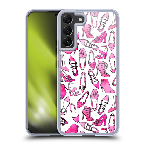Andrea Lauren Design Lady Like Shoe Addict Soft Gel Case for Samsung Galaxy S22+ 5G & MagSafe