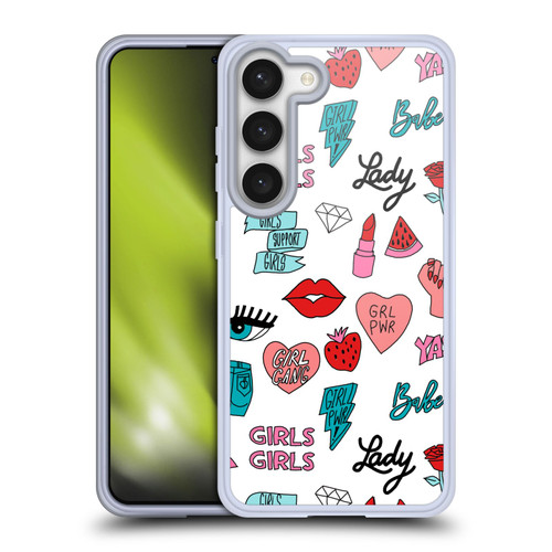 Andrea Lauren Design Lady Like Girl Power Soft Gel Case for Samsung Galaxy S23 5G & MagSafe