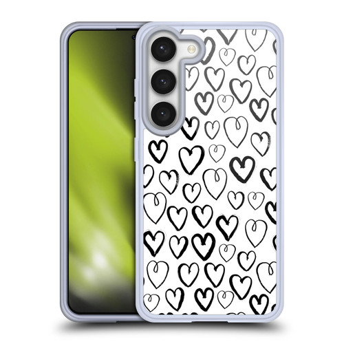 Andrea Lauren Design Lady Like Hearts Soft Gel Case for Samsung Galaxy S23 5G & MagSafe