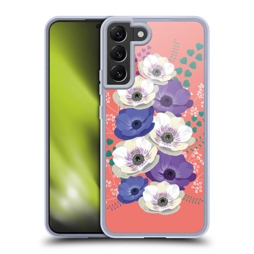 Anis Illustration Flowers Bouquet 4 Soft Gel Case for Samsung Galaxy S22+ 5G & MagSafe