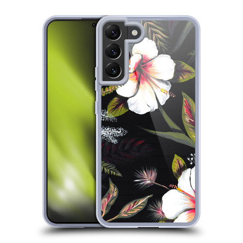 Anis Illustration Flowers Tropical Soft Gel Case for Samsung Galaxy S22+ 5G & MagSafe