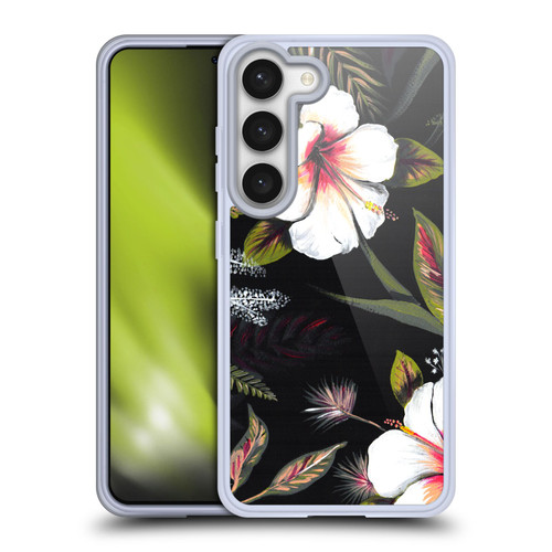 Anis Illustration Flowers Tropical Soft Gel Case for Samsung Galaxy S23 5G & MagSafe