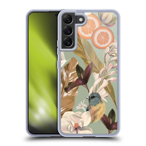 Anis Illustration Graphics New Tropical Pink Soft Gel Case for Samsung Galaxy S22+ 5G & MagSafe