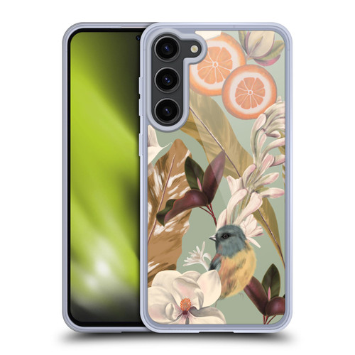Anis Illustration Graphics New Tropical Pink Soft Gel Case for Samsung Galaxy S23+ 5G & MagSafe