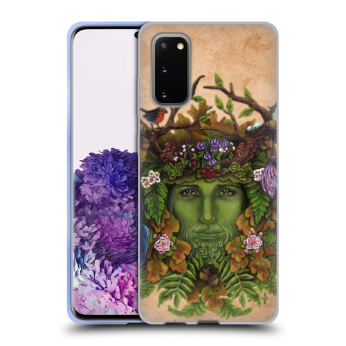 Brigid Ashwood Celtic Wisdom The Greenman Soft Gel Case for Samsung Galaxy S20 / S20 5G