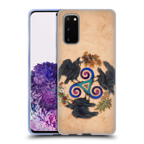 Brigid Ashwood Celtic Wisdom Raven Fey Soft Gel Case for Samsung Galaxy S20 / S20 5G