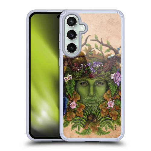 Brigid Ashwood Celtic Wisdom The Greenman Soft Gel Case for Samsung Galaxy S23 FE 5G & MagSafe