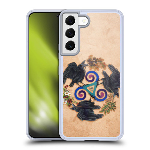 Brigid Ashwood Celtic Wisdom Raven Fey Soft Gel Case for Samsung Galaxy S22 5G & MagSafe