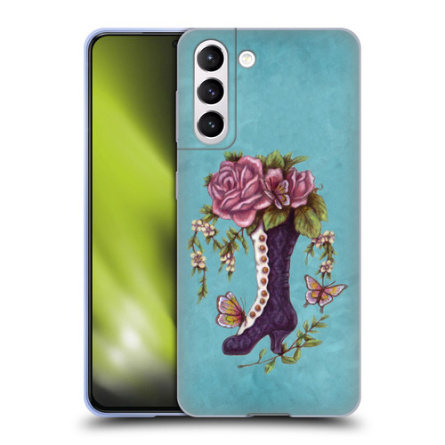 Brigid Ashwood Vintage Romance 2 Velvet Blossoms 2 Soft Gel Case for Samsung Galaxy S21 5G & MagSafe