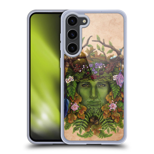 Brigid Ashwood Celtic Wisdom The Greenman Soft Gel Case for Samsung Galaxy S23+ 5G & MagSafe