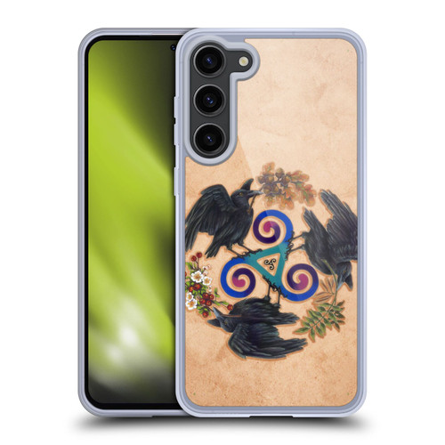 Brigid Ashwood Celtic Wisdom Raven Fey Soft Gel Case for Samsung Galaxy S23+ 5G & MagSafe