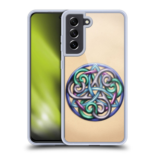 Brigid Ashwood Celtic Wisdom 2 Grace Soft Gel Case for Samsung Galaxy S21 FE 5G & MagSafe
