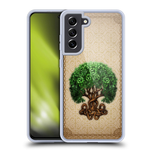 Brigid Ashwood Celtic Wisdom 2 Tree Of Life Soft Gel Case for Samsung Galaxy S21 FE 5G & MagSafe