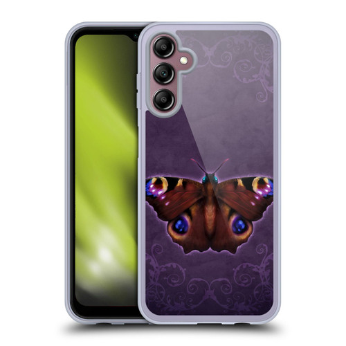Brigid Ashwood Winged Things Peacock Butterfly Soft Gel Case for Samsung Galaxy A14 5G